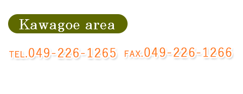 Kawagoe area Inquiry details